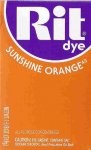 Rit Dye Powder Sunshine Orange Dye